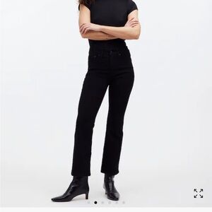 Madewell Kick Our Crop Jeans Black 29 Tall